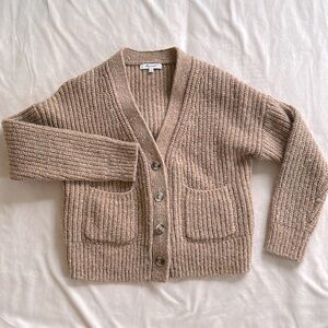 Madewell | Speckled Rib Cardigan Sweater Size Small